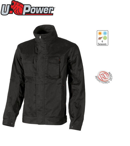 Picture of Radna jakna U-POWER FOX, Black carbon