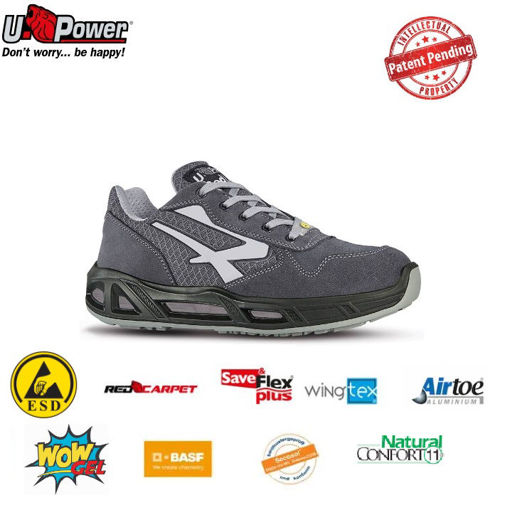 Picture of Zaštitna cipela niska U-POWER PUSH CARPET ESD S1PS FO SR