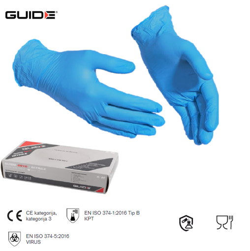 Picture of Rukavica GUIDE jednokratne, nitril 6010