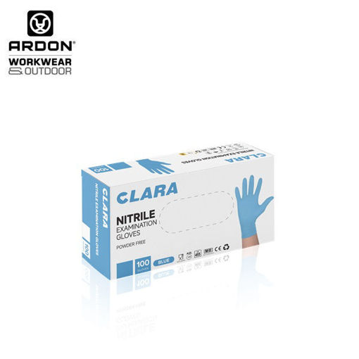 Picture of Rukavice CLARA®BLUE, nitrilne, plave (100/1)